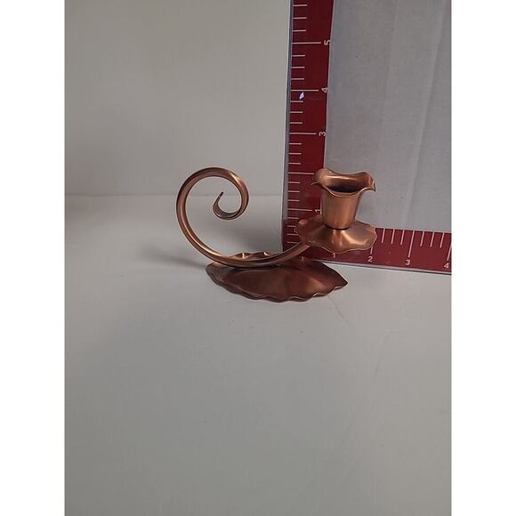 Vintage GREGORIAN Copper Arts & Crafts Hand Craft Candle Holder - Picture 8 of 9